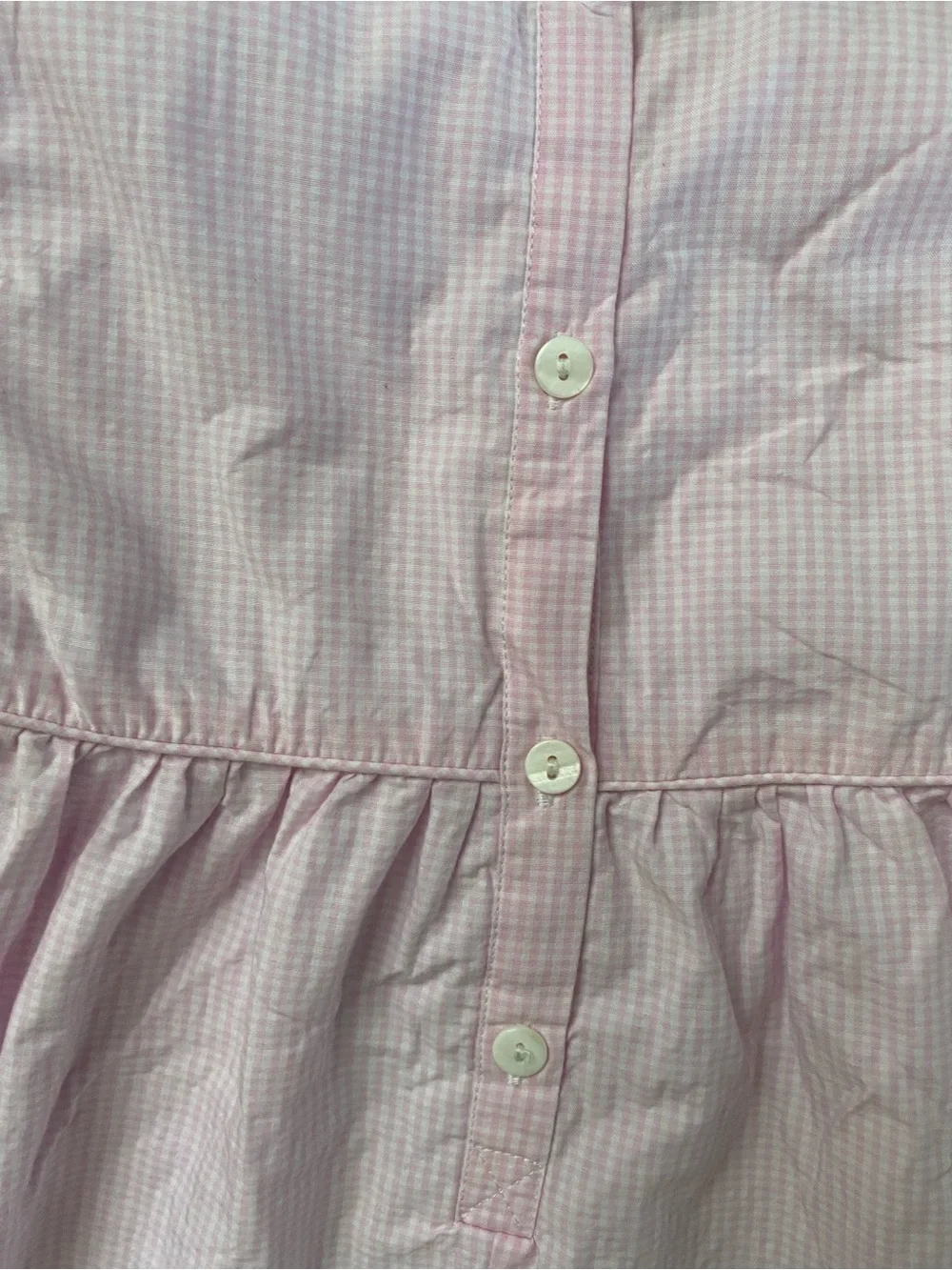Cecil and Lou Boutique Pink Gingham Smocked Turkey Thanksgiving Romper Size 2t
